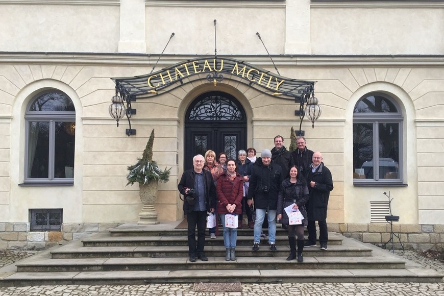 Chateau Mcely press trip